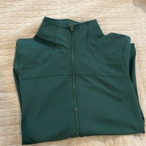 Zyia green quarter zip